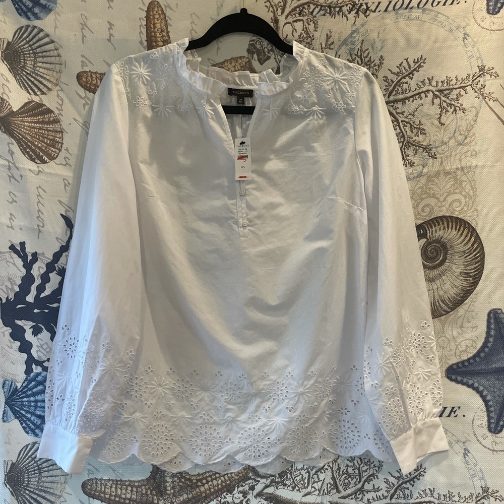 New Talbots  Women’s Vintage Boho Tunic XS